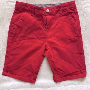 Boy’s red shorts